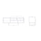 Manhattan Comfort Winston 53.14 TV Stand with 4 Shelves in White and Cinnamon 223951 - alternate 6